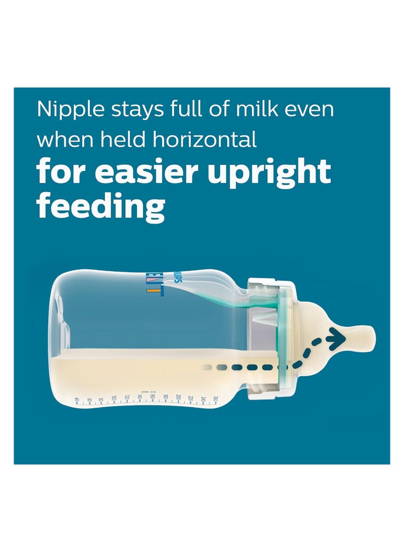 PHILIPS AVENT Anti-Colic Baby Bottle With AirFree, Newborn Gift Set With Snuggle, Blue  - Image 3