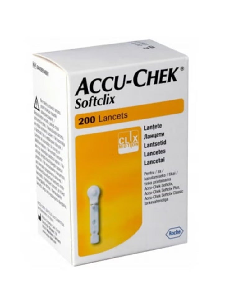ACCU-CHEK Softclix Sterile Lancets Set of 200  - Image 2