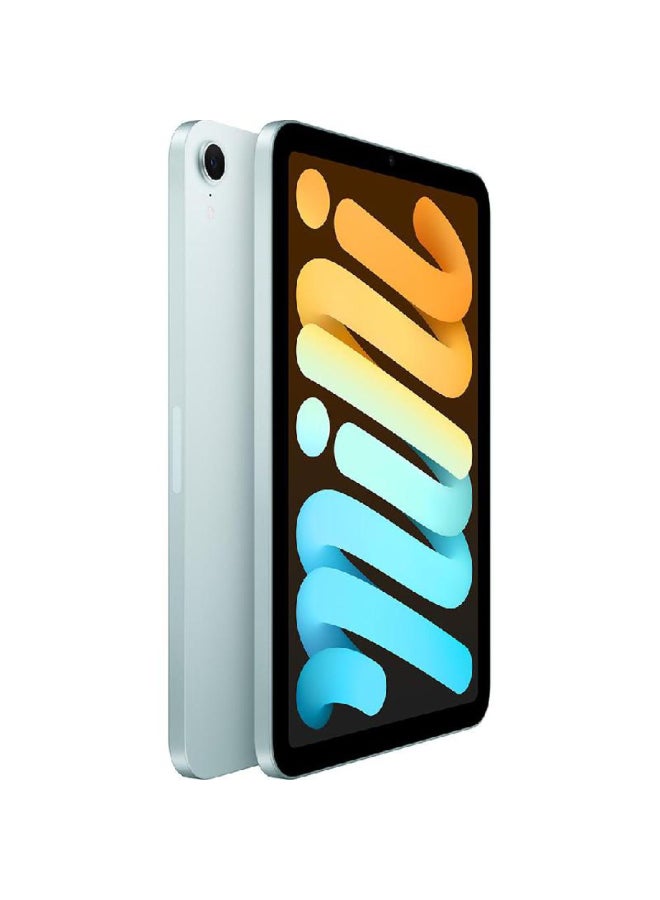 iPad Mini 2024 (7th Generation) 8.3-Inch, 128GB, WiFi + Cellular - Blue With Facetime - Middle East Version