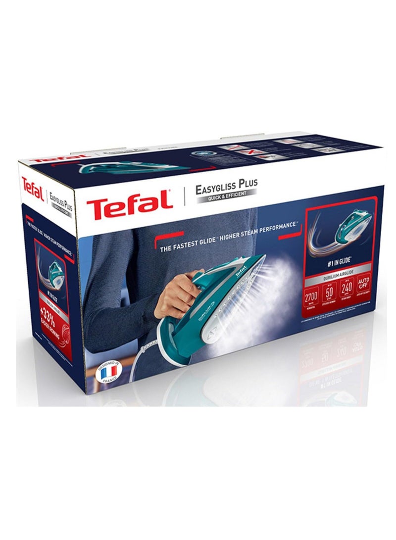 Tefal Steam Iron 2700 Watt French FV5772E2 270 ml 2700 W FV5772E2 green