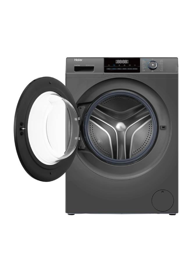 Haier - Washing Machine 8 KG Front Loading , inverter Motor 525 mm ,Super Drum Steam - HW80-BP14929AS6 silver - Image 1