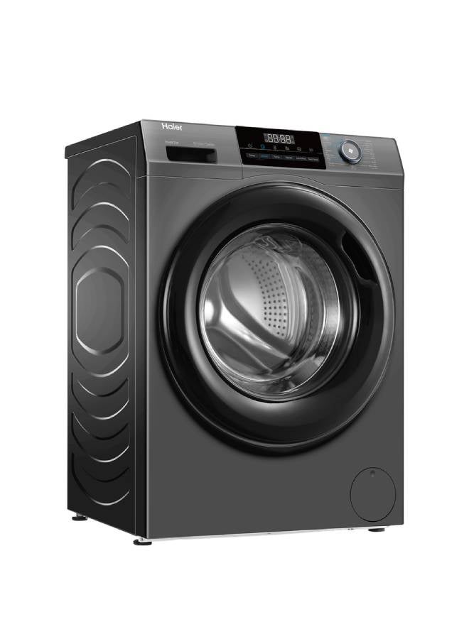 Haier - Washing Machine 8 KG Front Loading , inverter Motor 525 mm ,Super Drum Steam - HW80-BP14929AS6 silver - Image 1