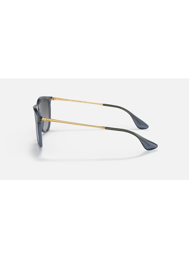 Ray-Ban - Unisex Polarized Round Shape Sunglasses RB4171 6592T3 Size 54 - Lens Size 54 Mm - Transparent Blue - Image 1