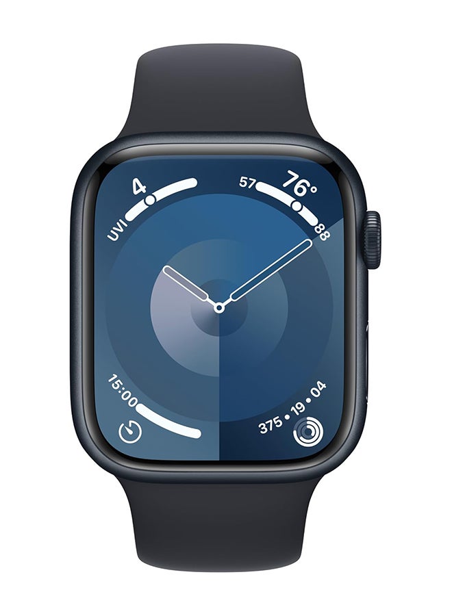 Apple - Renewed - Series 9 GPS 45mm Midnight Aluminium Case With Sport Band Midnight - Image 1