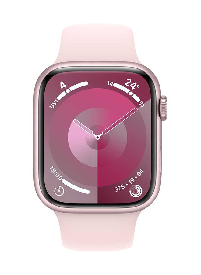 Apple Renewed - Watch Series 9 GPS 41mm Pink Aluminium Case With Sport Band Pink - Image 2