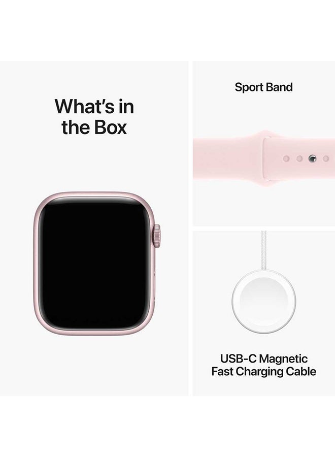 Apple Renewed - Watch Series 9 GPS 41mm Pink Aluminium Case With Sport Band Pink - Image 3