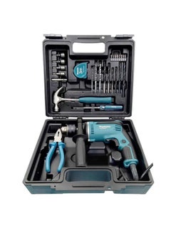 Makita Hammer Drill Machine 13mm, 430W, For Wood, Concrete and Steel, 1.8kg  - Image 3