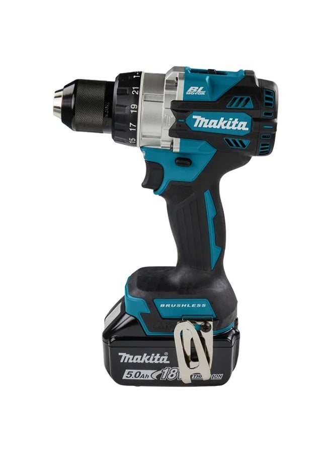 Makita Cordless Hammer Drill Machine, For Steel / Wood, 13 mm, 18 V, 0 ~ 2,100 rpm, 2.7 kg - Image 1