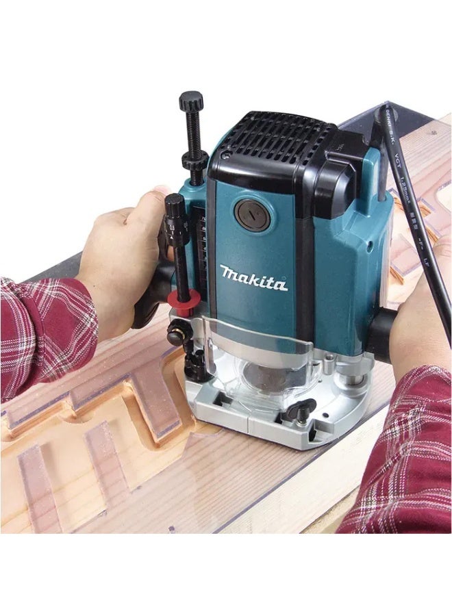 Makita Wood Router Machine, Plunge Capacity 0~70mm, 12 mm, 1850W, 22000 rpm, 6kg - Image 2