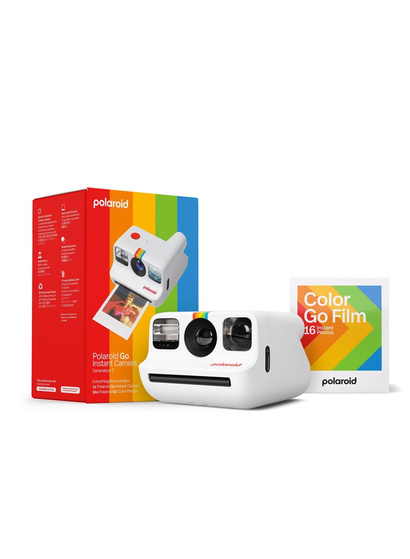 Polaroid Go Generation 2 Instant Film Camera Everything Box White  - Image 1