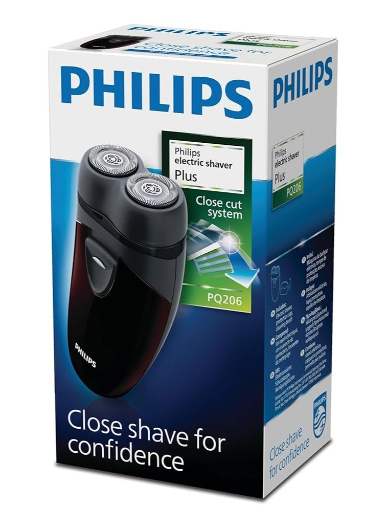 فيليبس حلاقة كهربائية بدون سلك للرجال من فيليبس PQ206/18، تعمل بالبطارية وسهلة الحمل - Image 2