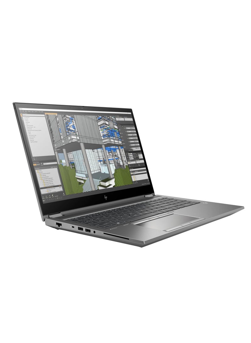 HP RENEWED - LAPTOP HP ZBOOK FURY 15 G7 - CPU INTEL CORE I7-10850H - RAM 32 GB DDR4 - HARD 512 GB SSD M.2 NVMe - VGA NVIDIA QUADRO T2000 4 GB DDR6 - 15.6'' INCH LED FULL HD IPS SCREEN English/Arabic Grey  - Image 2