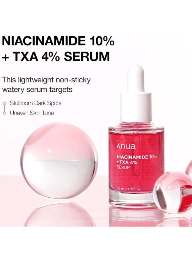 Anua - Niacinamide 10% + TXA 4% Serum 30ml, for Sensitive skin, Korean Glass Skin, Fragrance-Free 30ml - Image 1