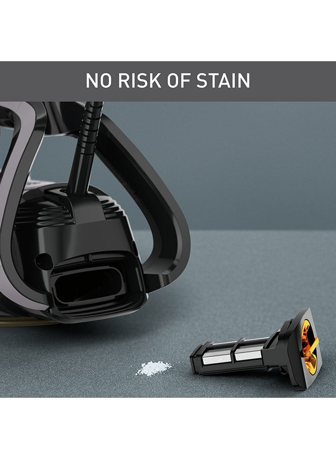 Tefal Puregliss Steam Iron | 50 g/Min Steam Output | 280 g/Min Steam Burst | Anti-Stain Protection | Exceptional Glide | Safety Auto-Off | Made in France | 270 ml 3000 W FV8062G0 Black / Shady  - Image 3