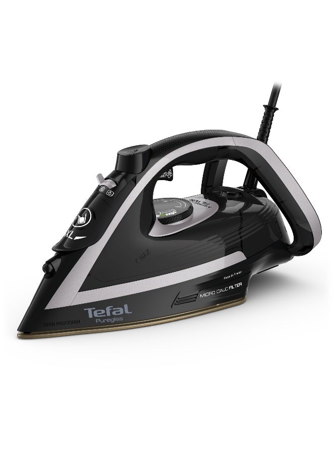 تيفال مكواة بخار بيورغليس | 50 جرام/دقيقة بخار | 280 جرام/دقيقة انفجار بخار | حماية ضد البقع | انزلاق استثنائي | إيقاف تلقائي للسلامة | صنع في فرنسا - Image 1