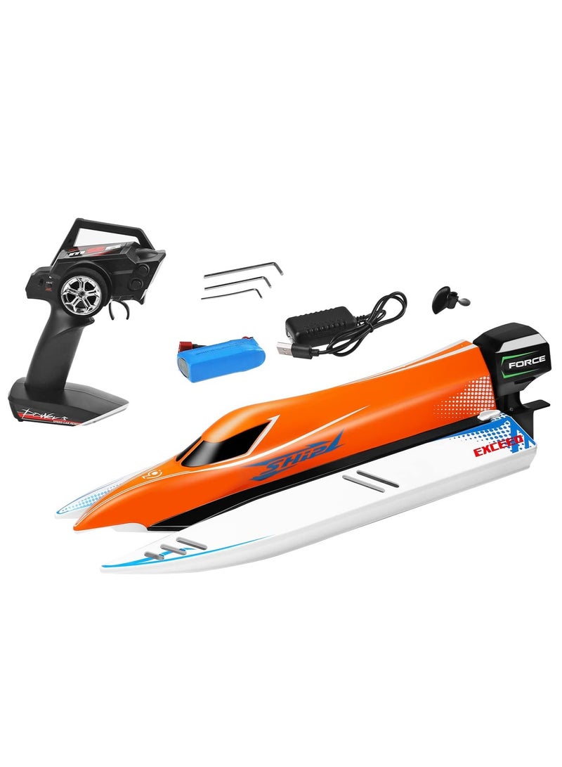 مايتويز WLtoys WL915-A Brushless RC Boat, 2.4GHz Remote Control Boat, 45KM/H High Speed RC Racing Boat  - Image 1
