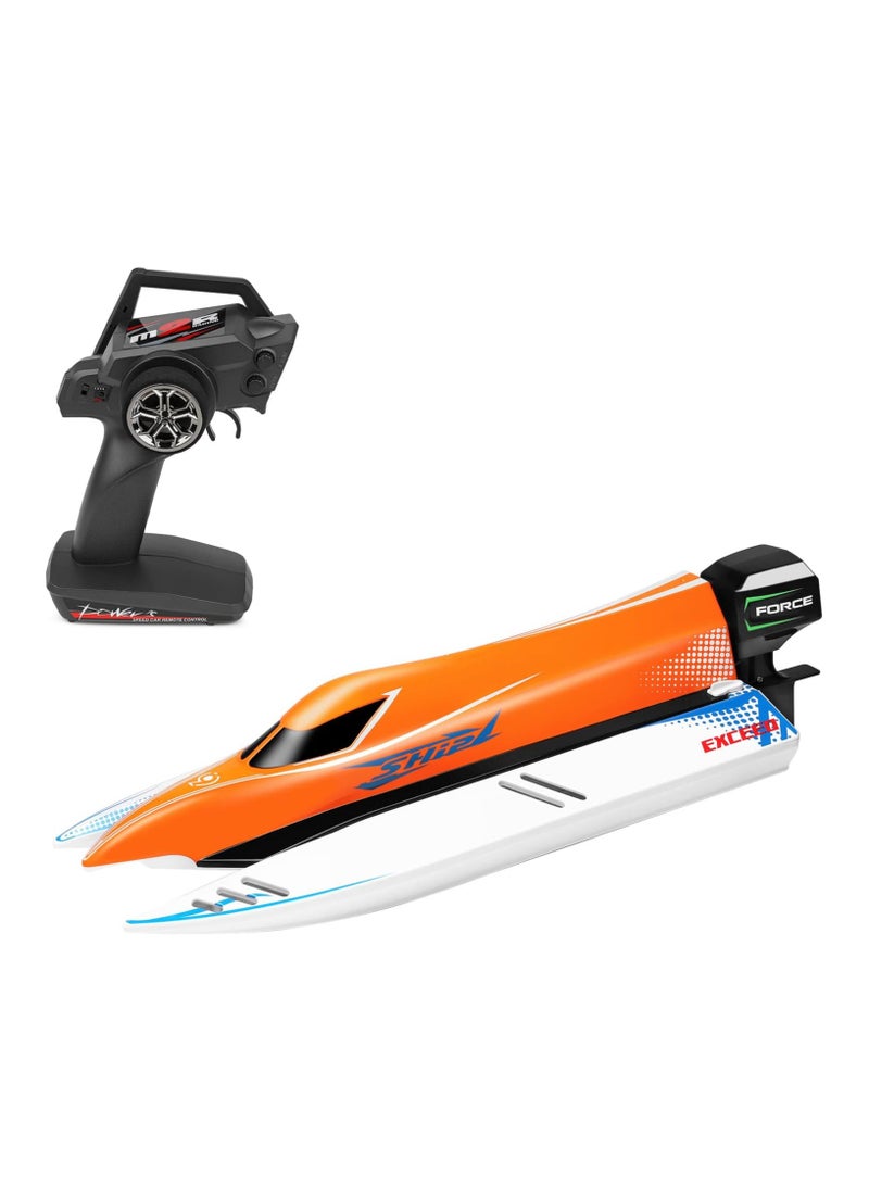 مايتويز WLtoys WL915-A Brushless RC Boat, 2.4GHz Remote Control Boat, 45KM/H High Speed RC Racing Boat  - Image 2