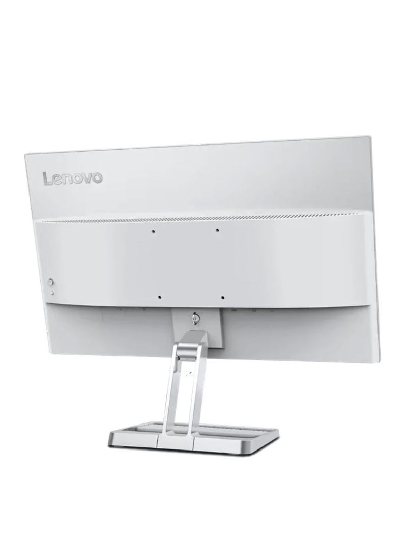 Lenovo L-Series 60.45cm (24 inch) FHD IPS Ultraslim Monitor | 100Hz, 99% sRGB, AMD FreeSync, HDMI, Tilt Stand, 2x3W Speakers, Smart Display Customization Artery, Home & Office Use, L24i-40 Cloud Grey  - Image 4