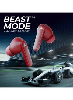 boAt boAt Airdopes 115 in Ear TWS Earbuds with ENx & Beast Mode, Upto 24 Hrs Playback and ASAP Charge(Raging Red) Red  - Image 3