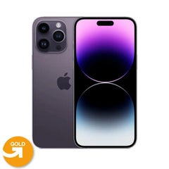 Apple UPGRADE | Refurbished |APPLE iPhone 14 Pro Max 256GB 6Ram Single Sim Deep Purple | Gold Grade  - Image 1