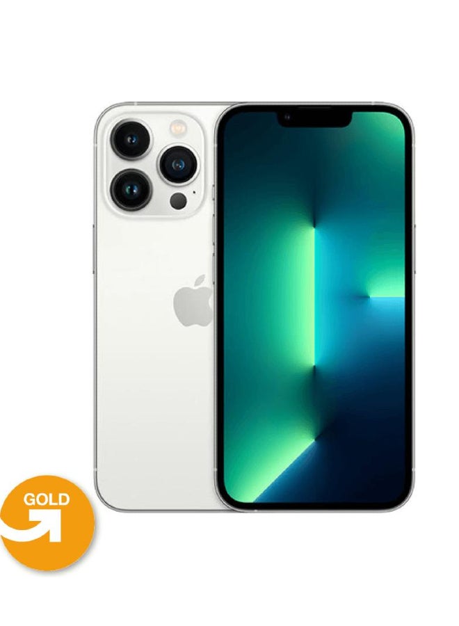 Apple - UPGRADE | Refurbished |APPLE iPhone 13 Pro Max 256GB Silver Single Sim | Gold Grade - Image 1