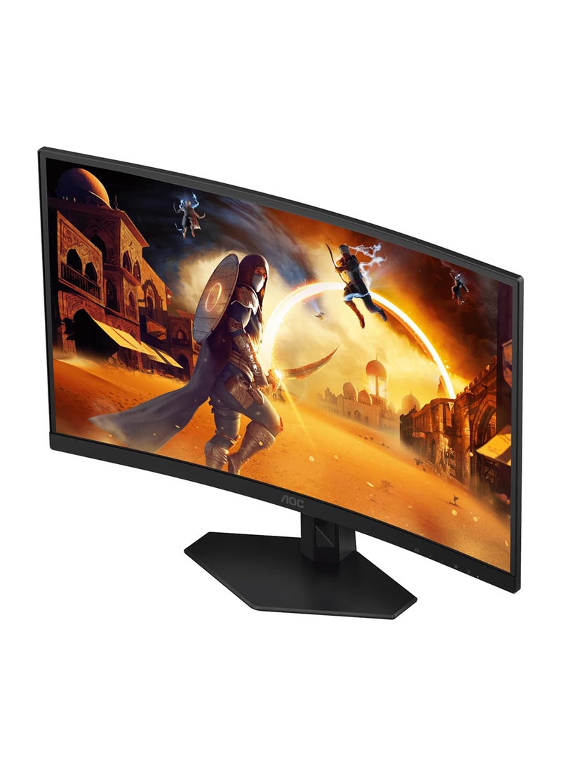 AOC - 27" Inch C27G4ZE Curved Gaming Monitor Full HD 1920x1080, HDR10, VA Panel Type, 280Hz Refresh Rate, 0.3ms Response Time, Adaptive Sync Technology | Black - Image 1
