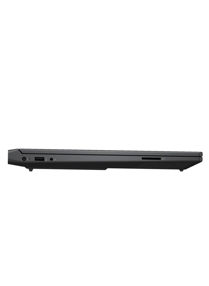 إتش بي "Hp Victus 15-fa1097ne Gaming - 13th Intel i7-13700H 14-Cores, 6GB GDDR6 NVIDIA GeForce RTX 4050 Graphics,  16GB RAM, 512GB SSD, 15.6"" FHD (1920x1080) 144Hz IPS, Backlit Keyboard, Dos - Mica Silver" English/Arabic black  - Image 3
