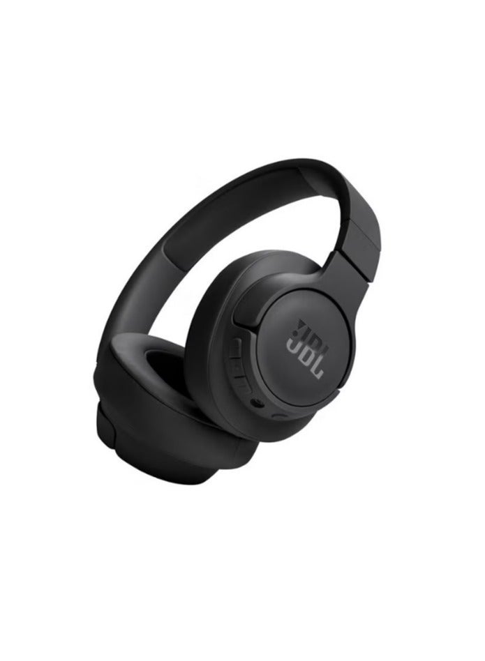 جي بي إل Tune 720Bt Wireless Over Ear Headphones Pure Bass Sound 76H Battery Hands-Free Call Plus Voice Aware Multi Point Connection Lightweight And Foldable Detachable Audio Cable Black  - Image 1