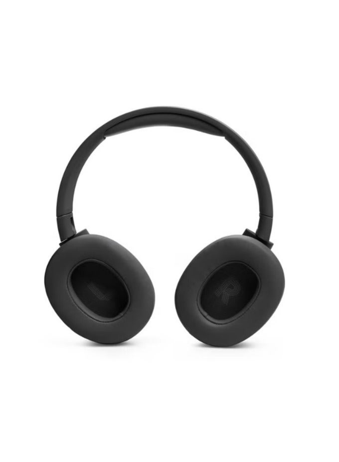جي بي إل Tune 720Bt Wireless Over Ear Headphones Pure Bass Sound 76H Battery Hands-Free Call Plus Voice Aware Multi Point Connection Lightweight And Foldable Detachable Audio Cable Black  - Image 4
