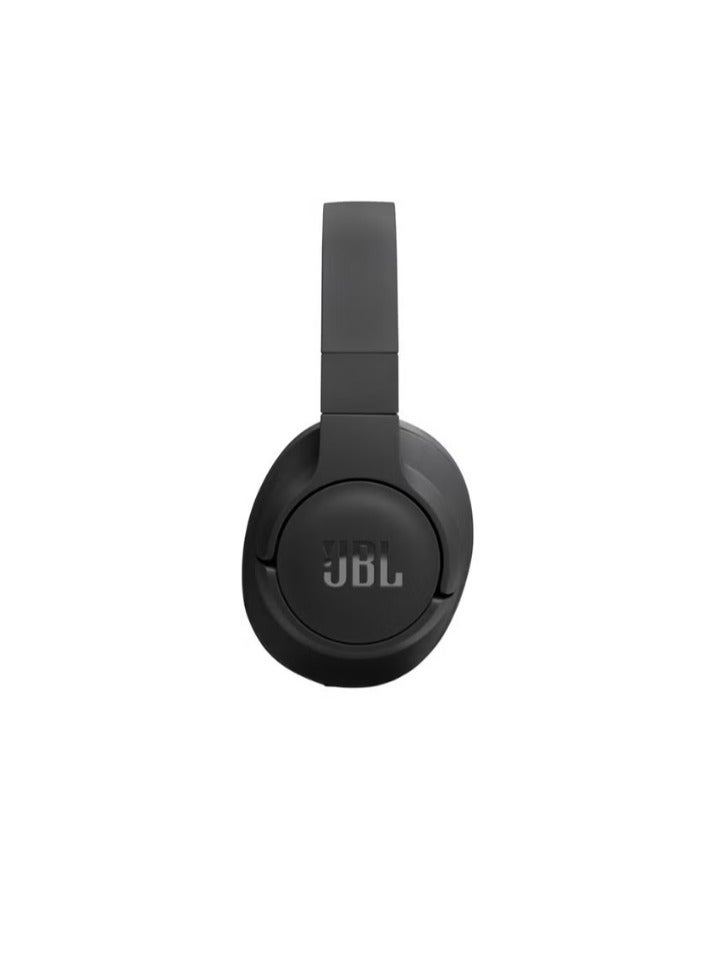 جي بي إل Tune 720Bt Wireless Over Ear Headphones Pure Bass Sound 76H Battery Hands-Free Call Plus Voice Aware Multi Point Connection Lightweight And Foldable Detachable Audio Cable Black  - Image 3