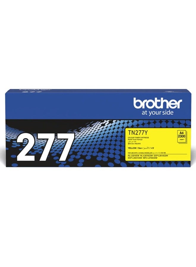 بروذر TN-277 High Capacity Toner Cartridge for HL-L3270CDW DCP-L3551CDW yellow  - Image 1