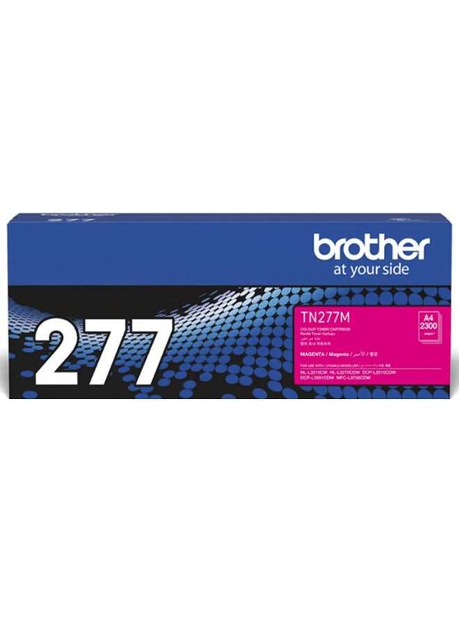 بروذر TN-277 High Capacity Toner Cartridge for HL-L3270CDW DCP-L3551CDW Magenta - Image 1