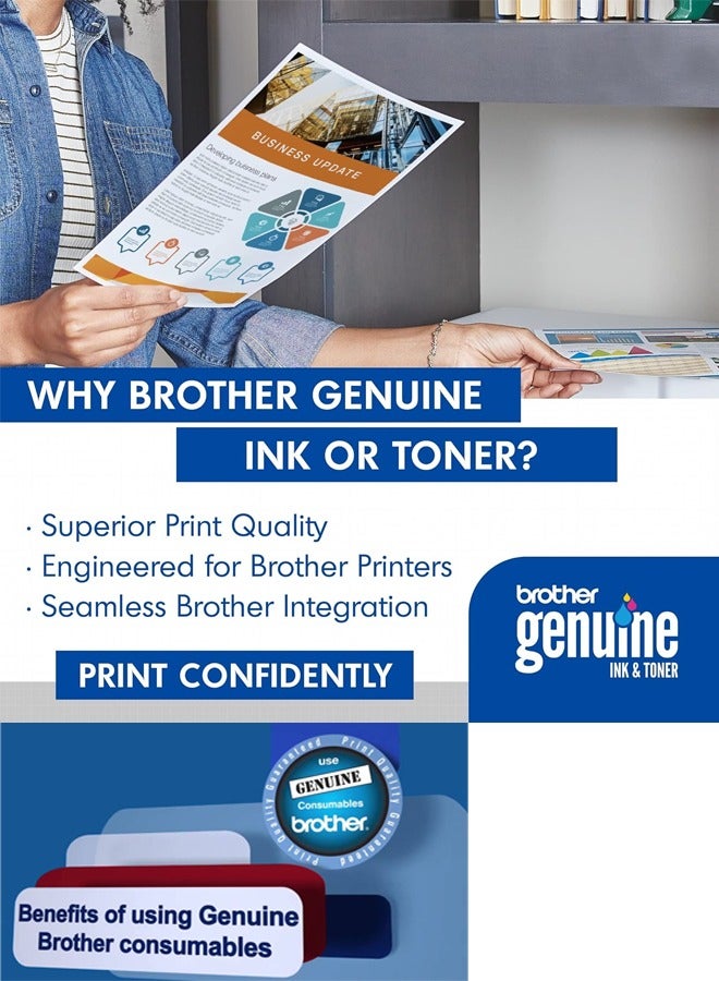 بروذر Genuine TN-273 CMYK Full Set Standard Yield Toner Cartridge Use for Brother HL-L3210CW, HL-L3270CDW, DCP-L3551CDW, DCP-L3510CDW, MFC-L3750CDW Printer-Bundle 1 Set Black,cyan,Magenta,Yellow  - Image 5