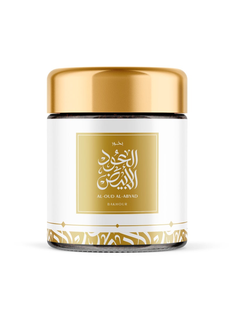 Sedr Al-Khaleej Perfumes Al-Oud Al-Abyad Bakhour - 40 GM  - Image 1