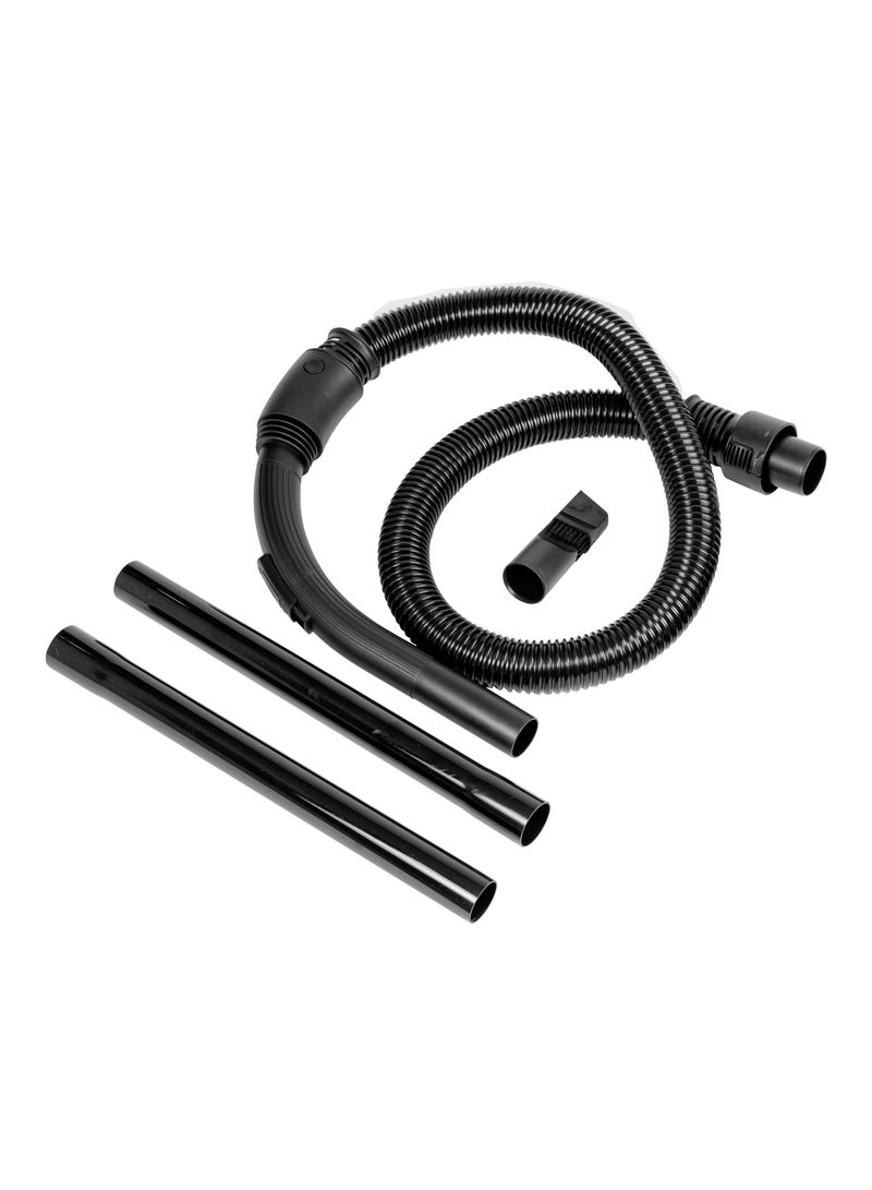 Drum Vacuum Cleaner With 1.5l Dust Bag Capacity , Powerful Suction And Lower Noise Design, Pedal On/Off Switch , Flexible Hose, Washable Cloth Dust Bag 1.5 L 2200 W GVC19052-BK Black