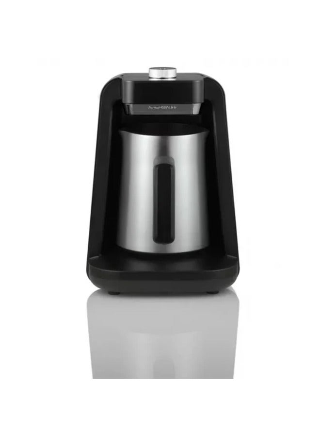 أرزوم آلة قهوة الحليب التركية أوكا ريتش سبين برو 1 لتر 700 واط كروم - Image 2