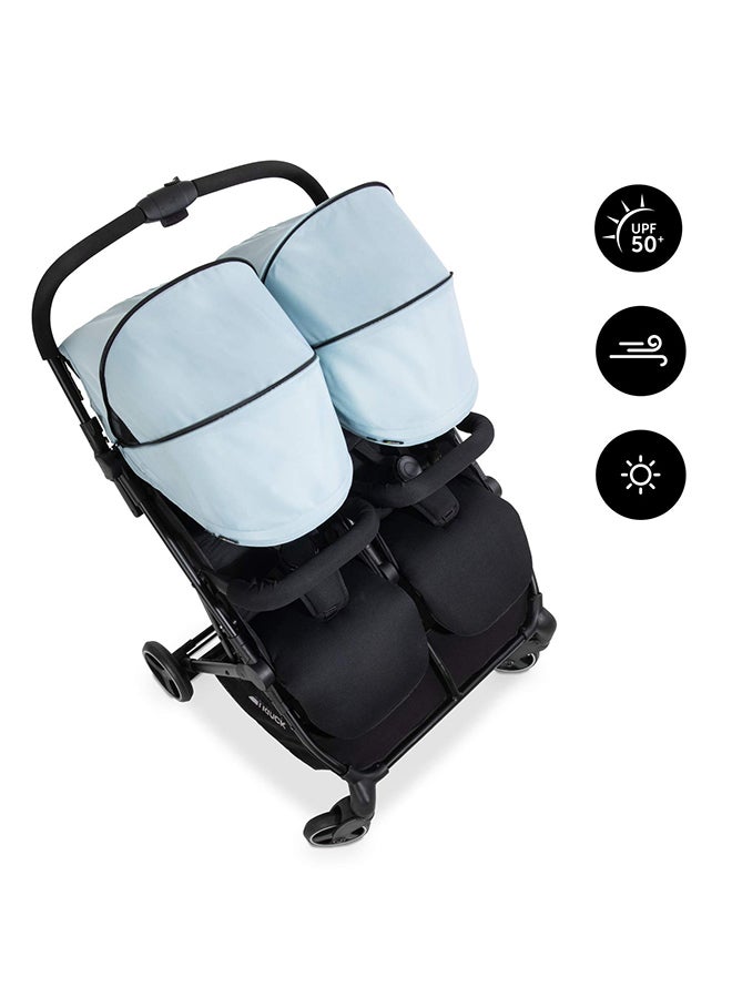 hauck Stroller Canopy Swift X Duo Canopy - Blue  - Image 2