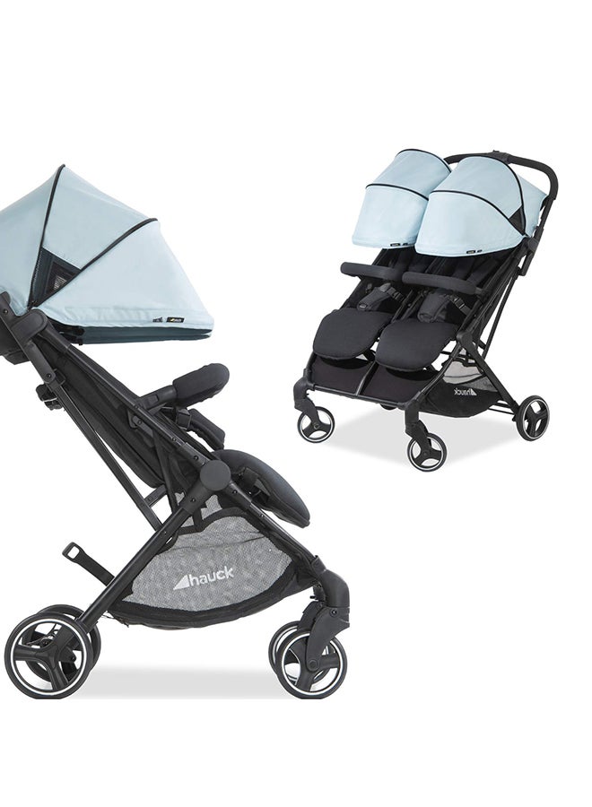 hauck Stroller Canopy Swift X Duo Canopy - Blue  - Image 3