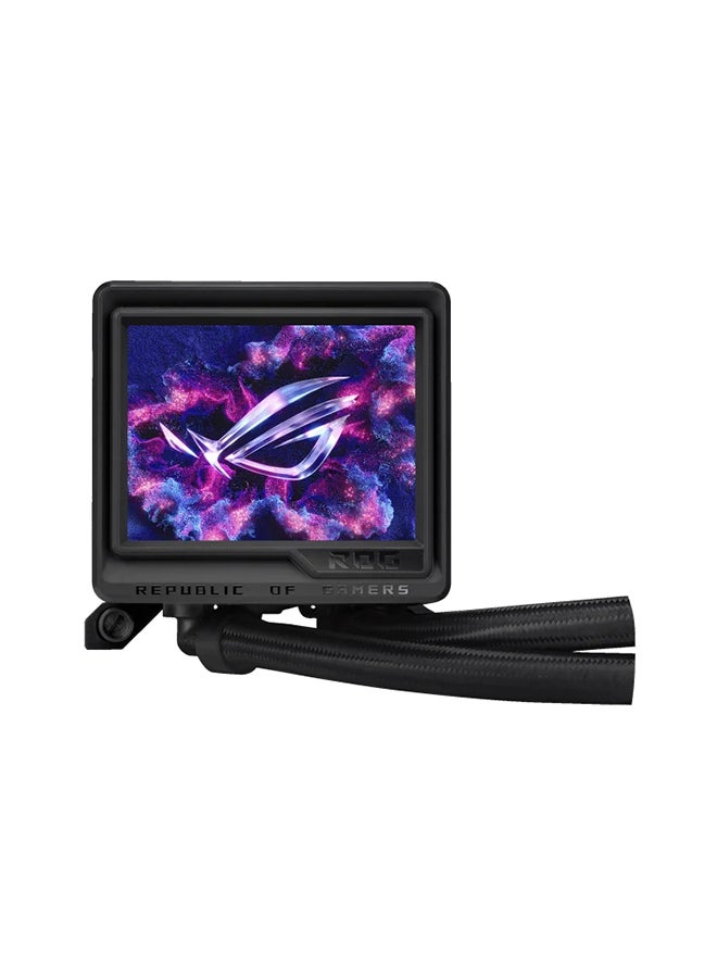 أسوس ROG Ryujin III 360 ARGB Extreme Liquid CPU Cooler, 360mm Radiator, Customizable ARGB Lighting, High-Performance Asetek Pump, Dual 120mm PWM Fans for Optimal Airflow, Enhanced Cooling Efficiency, Integrated Fan Control with ASUS Aura Sync, Compatible with Intel LGA 1700/1200/115x and AMD AM5/AM4 sockets, Durable FEP Tubing for Improved Flow, Easy Installation | 90RC0131-M0EAY0 Black  - Image 3