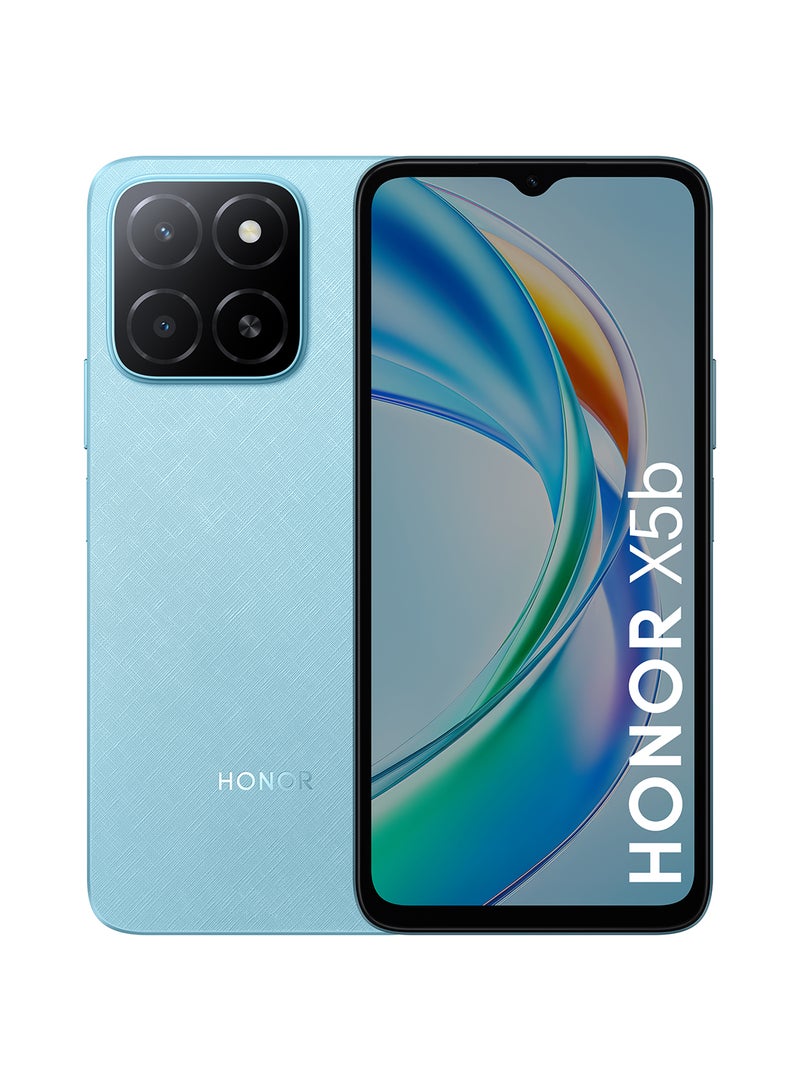 Honor - X5b Dual SIM Ocean Blue 4GB RAM 64GB 4G With Gifts - Middle East Version - Image 1
