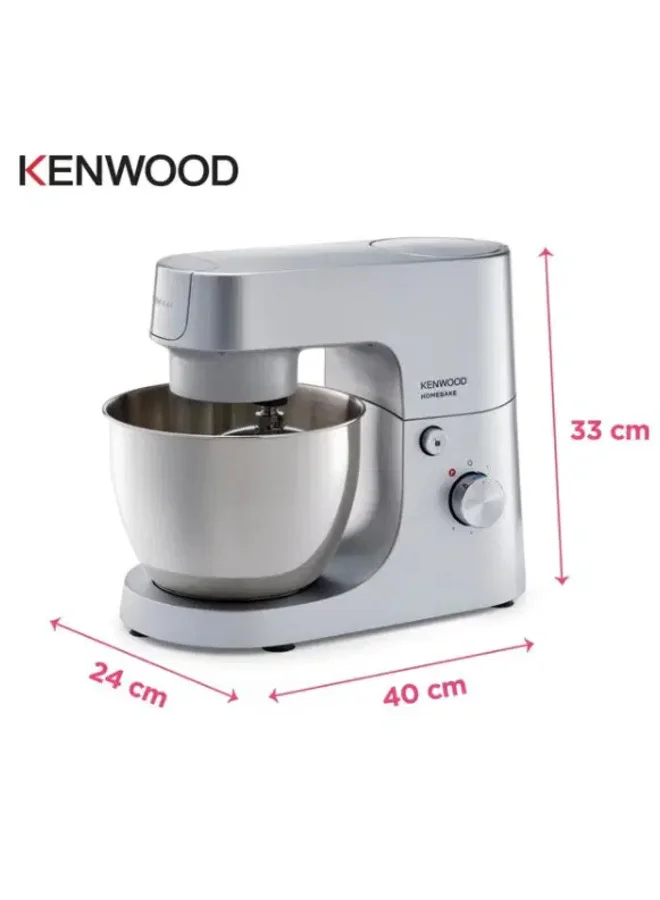 KENWOOD HomeBake Kitchen Machine Blender 1400W 5L 5 L 1400 W KHH01.120SI Silver
