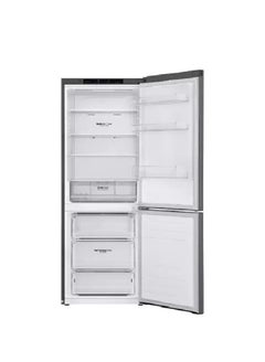 LG Refrigerator 341 liter ( 12 feet ) with Bottom Freezer Multi Air Flow Smart Inverter Compressor GW-B479NLLM Platinum Silver  - Image 2