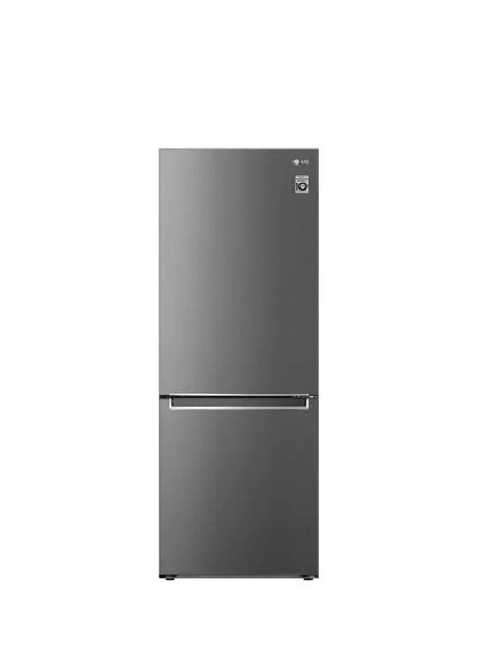 Refrigerator 341 liter ( 12 feet ) with Bottom Freezer Multi Air Flow Smart Inverter Compressor GW-B479NLLM Platinum Silver
