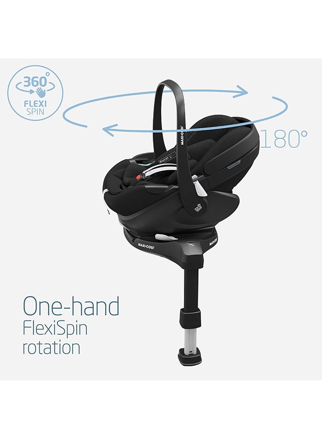 Pebble 360 Pro Infant Car Seat, 360 Swivel, G-CELL Side Impact Protection, 0 - 15 Months, Essential Black - pnsku/N70121067V/45/_/1732867417/b3bd1210-9890-4667-82f1-40af756eda19