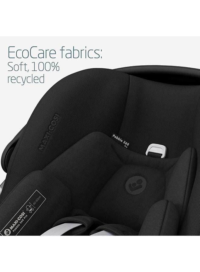 Pebble 360 Pro Infant Car Seat, 360 Swivel, G-CELL Side Impact Protection, 0 - 15 Months, Essential Black - pnsku/N70121067V/45/_/1732867417/e50baf6b-0cb5-49d7-bf1f-6b7442501b77