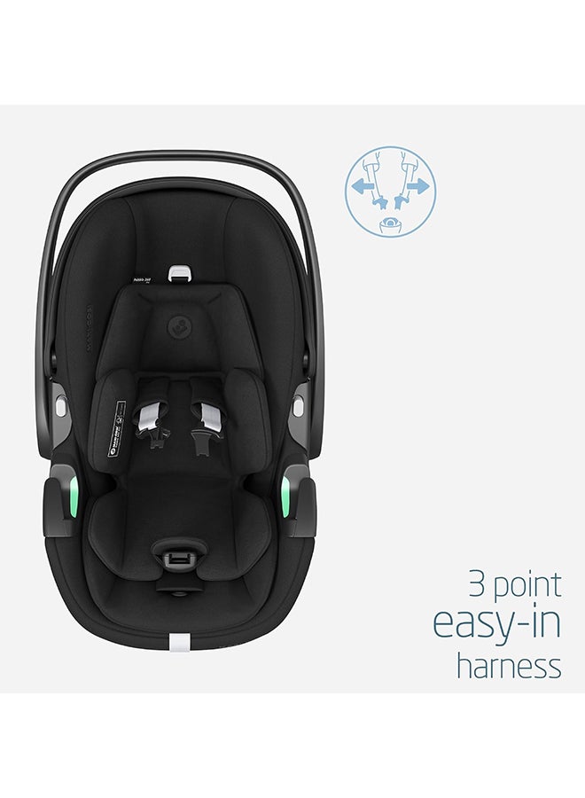 Pebble 360 Pro Infant Car Seat, 360 Swivel, G-CELL Side Impact Protection, 0 - 15 Months, Essential Black - pnsku/N70121067V/45/_/1732867420/95b29c59-d77f-40ff-ae5a-7716ace2c72c