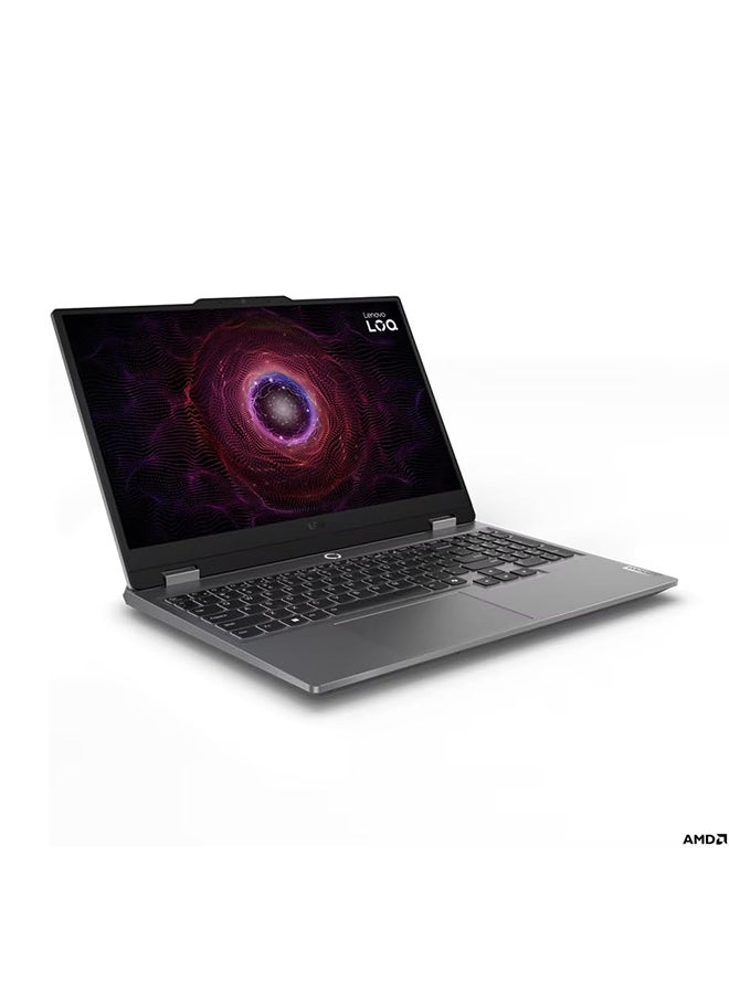 Lenovo - LOQ 15ARP9 Gaming Laptop with LA1 Chip 15.6-Inch FHD Display, AMD Ryzen 7 7435HS Processor/16GB RAM/1TB SSD/8GB NVDIA Geforce RTX 4070 Graphics Card/Windows 11 + Free NCTS RGB Cooling Pad English Luna Grey - Image 1