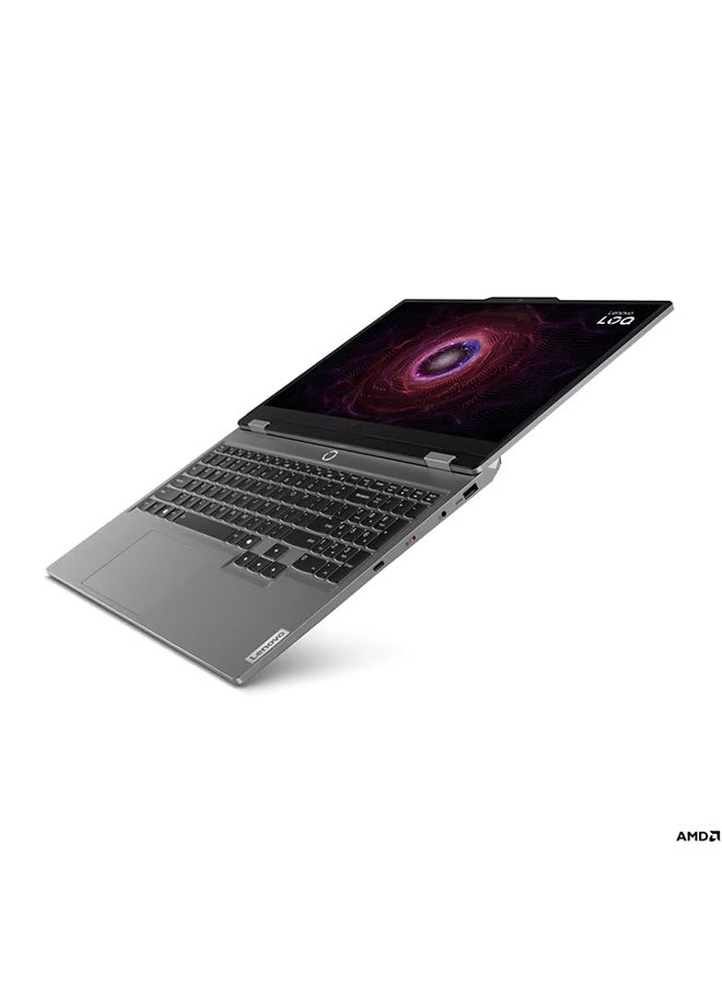 Lenovo - LOQ 15ARP9 Gaming Laptop with LA1 Chip 15.6-Inch FHD Display, AMD Ryzen 7 7435HS Processor/16GB RAM/1TB SSD/8GB NVDIA Geforce RTX 4070 Graphics Card/Windows 11 + Free NCTS RGB Cooling Pad English Luna Grey - Image 1