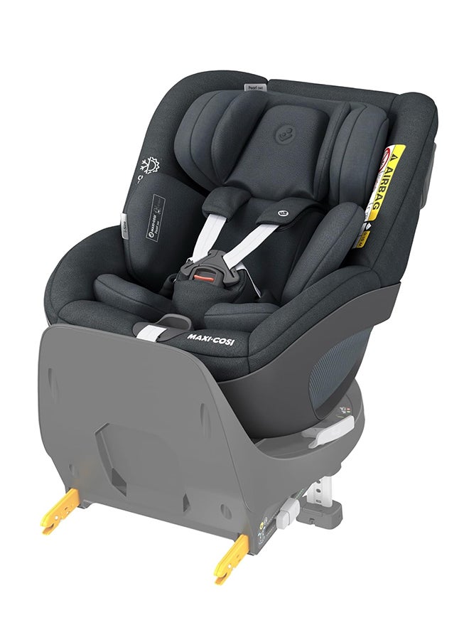 ماكسي كوزي مقعد سيارة للأطفال بحجم الرضيع Pearl 360 I - مقعد سيارة دوار 360، حماية من الصدمات الجانبية G - Cell، دوران بيد واحدة، Climaflow، 3M - 4 سنوات، جرافيت أصلي - Image 2