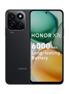Honor X7c Dual SIM 8GB RAM 256GB Midnight Black 4G With Free Inbox 35W Charger - Middle East Version  - Image 2